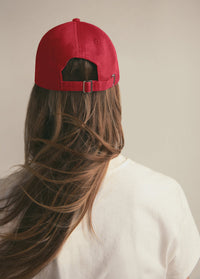 The Classic Logo Baseball Hat in Red/White