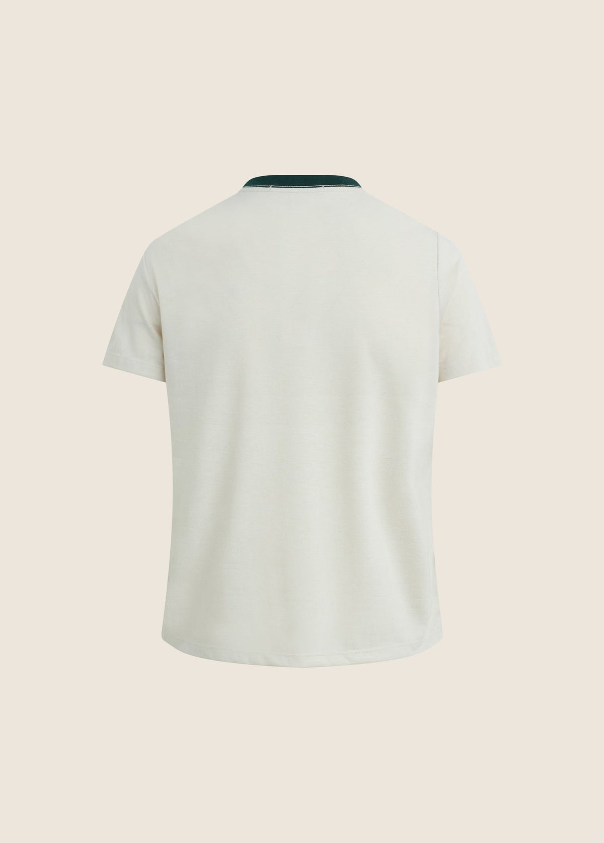 The Collegiate Classic Tee in Pumice/Forest