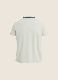 The Collegiate Classic Tee in Pumice/Forest
