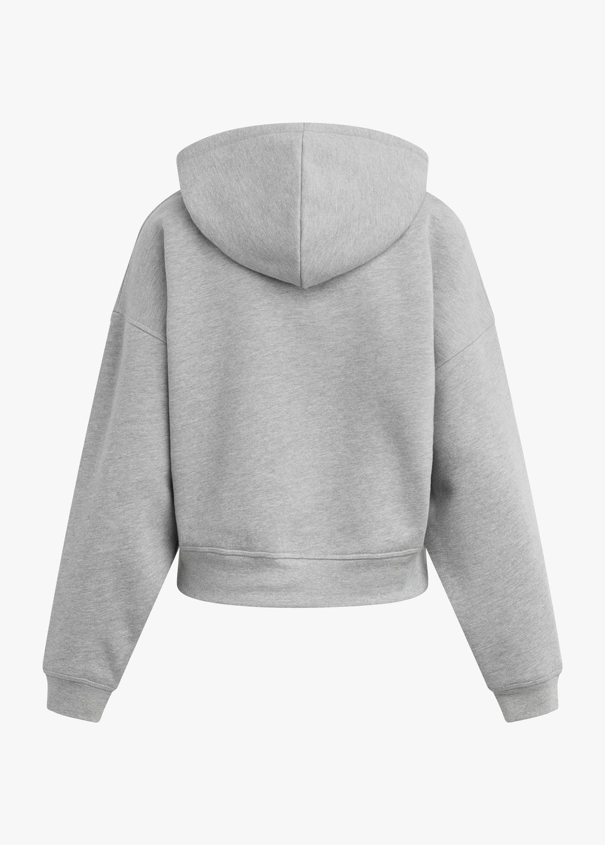 The Collegiate Embossed Hoodie in Heather Grey