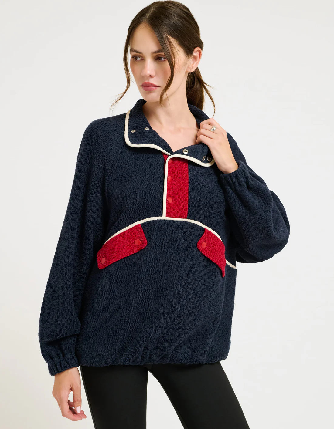 Flashback Pullover in Navy