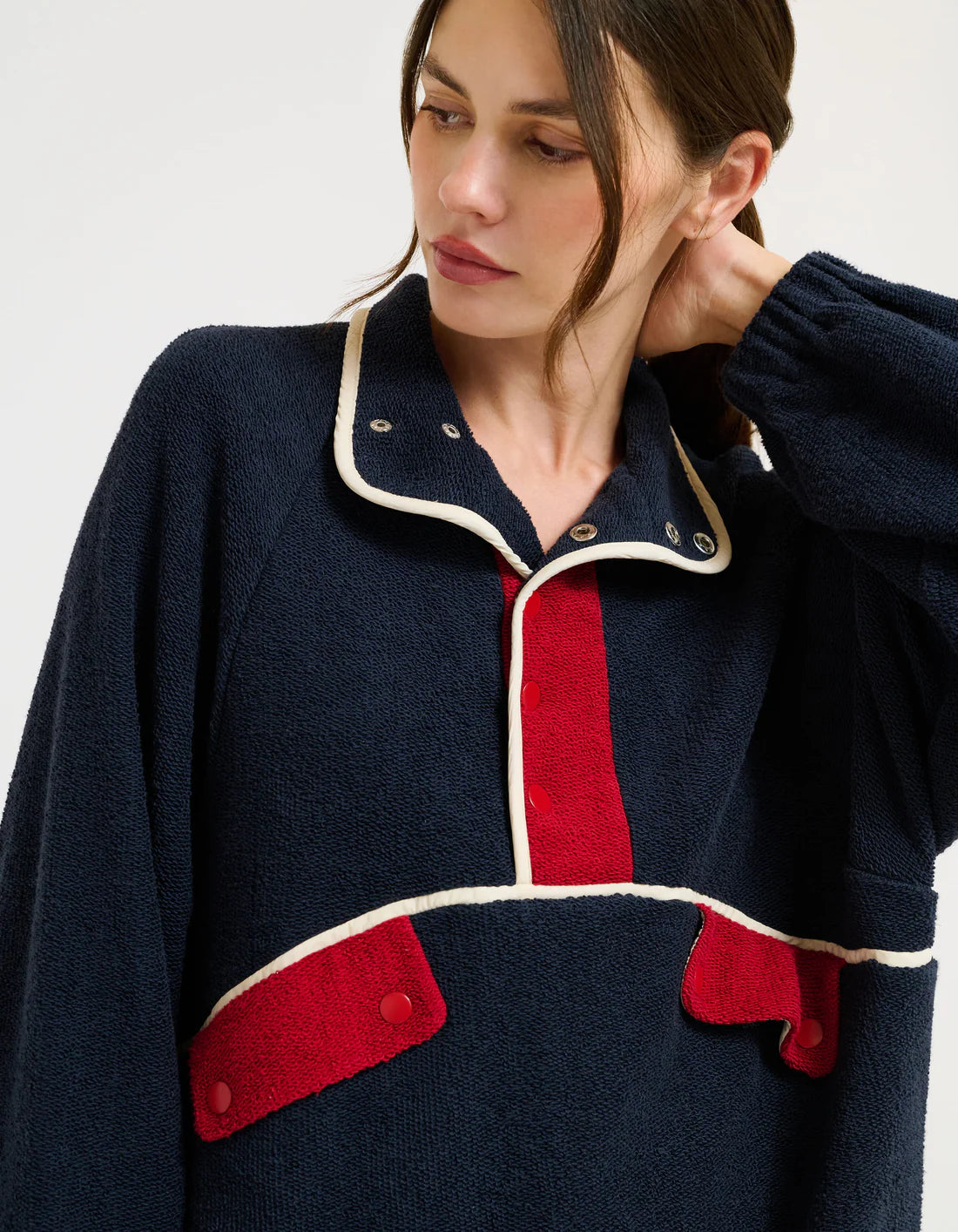 Flashback Pullover in Navy