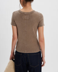 Atlas Crew Tee in Dutch Cocoa