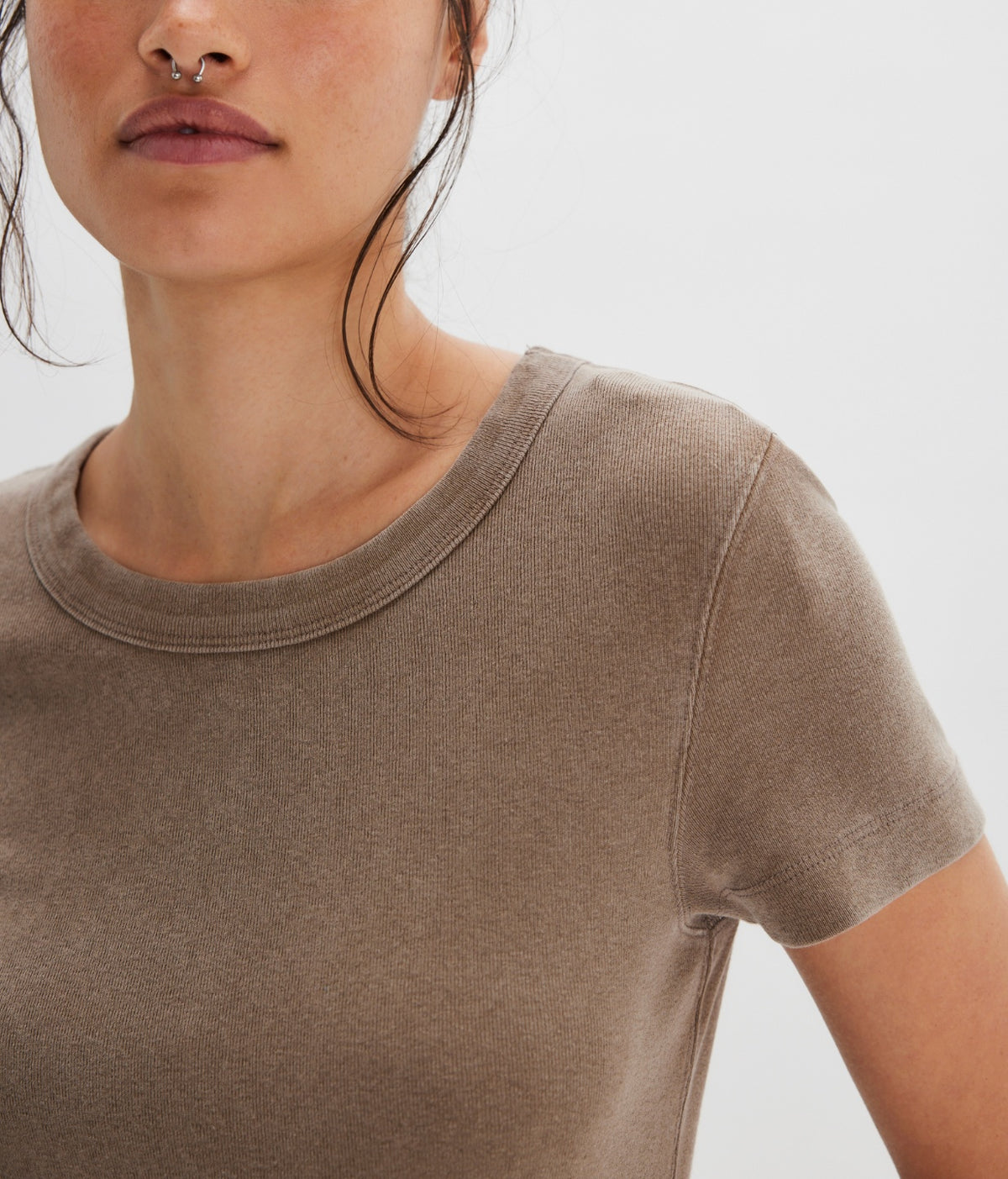 Atlas Crew Tee in Dutch Cocoa