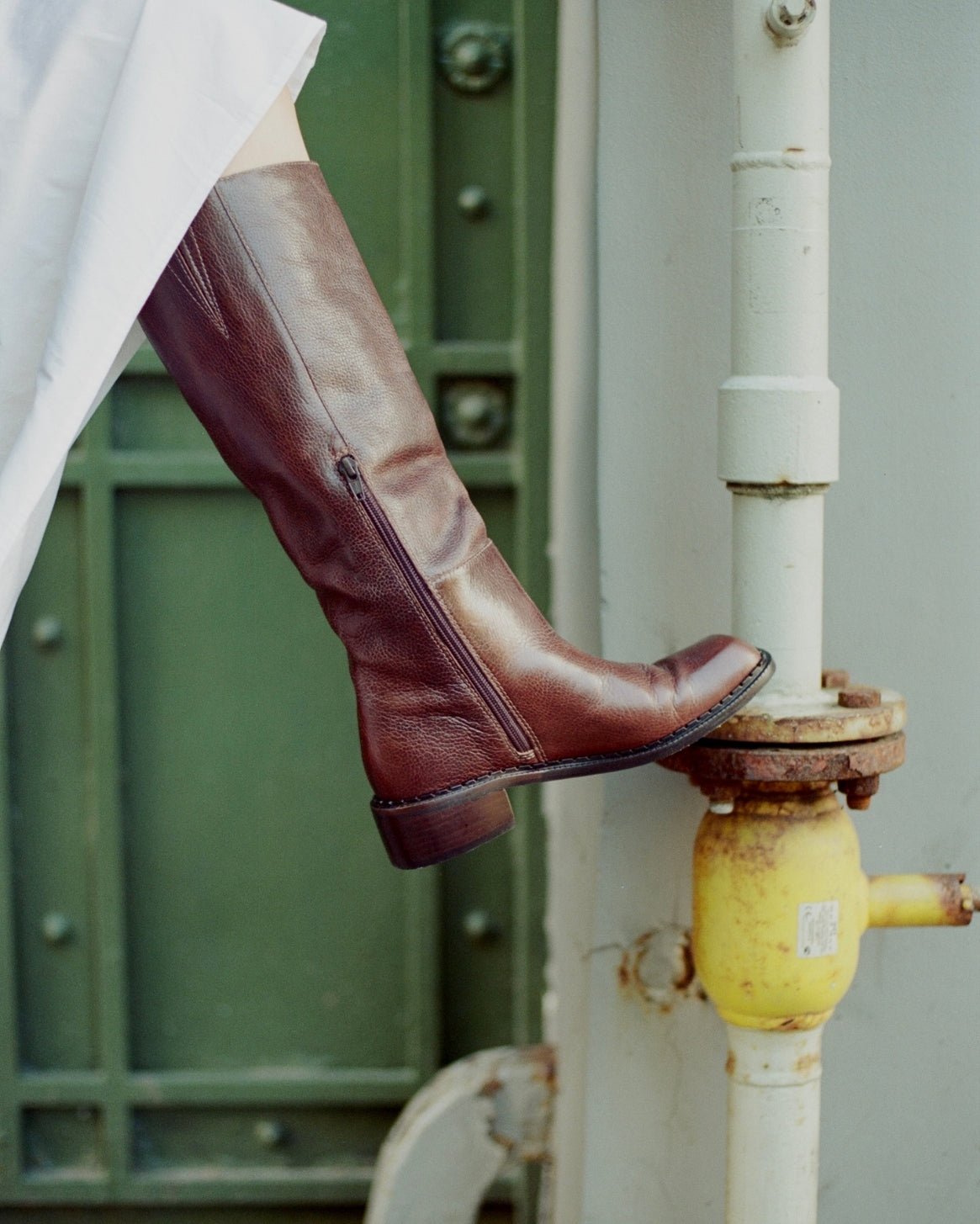 Franklin Knee-High Boot in Brown