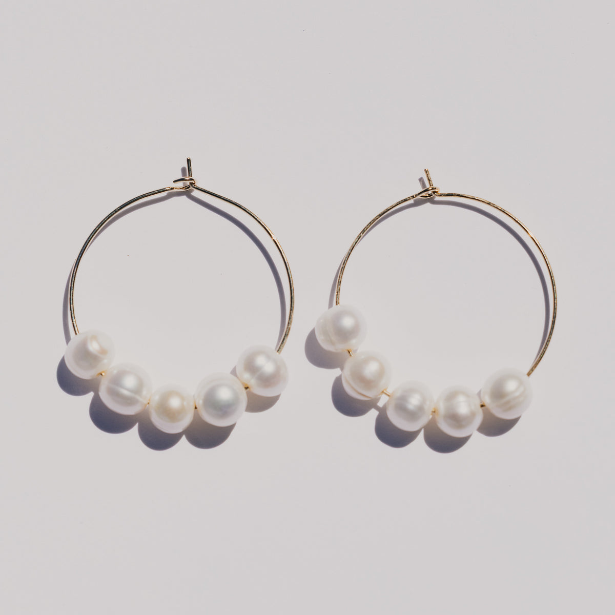 Pearl Hoops