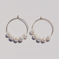 Pearl Hoops