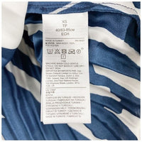 Zebra Pleated Blouse Size XS
