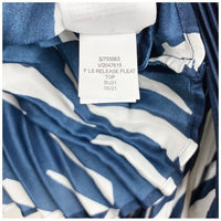 Zebra Pleated Blouse Size XS