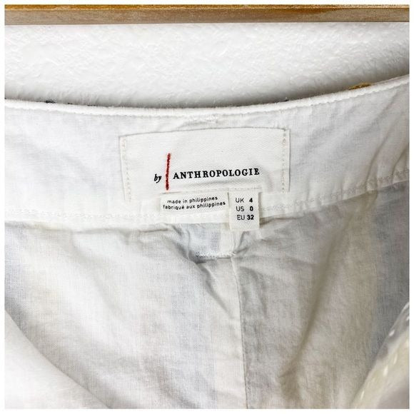 Quincy Eyelet Linen Blend Skirt Size 0