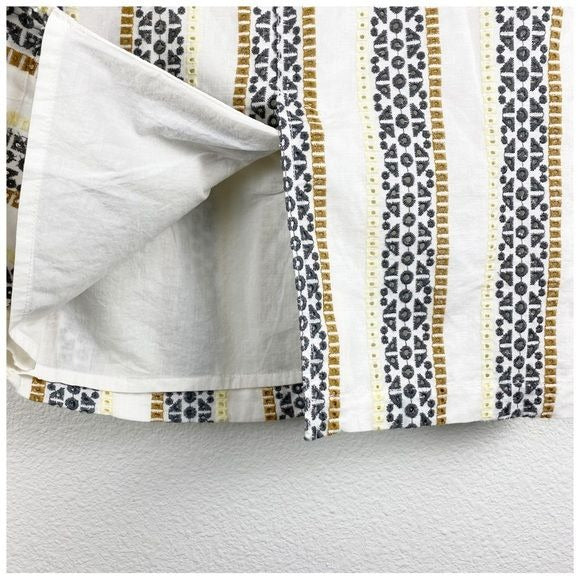 Quincy Eyelet Linen Blend Skirt Size 0