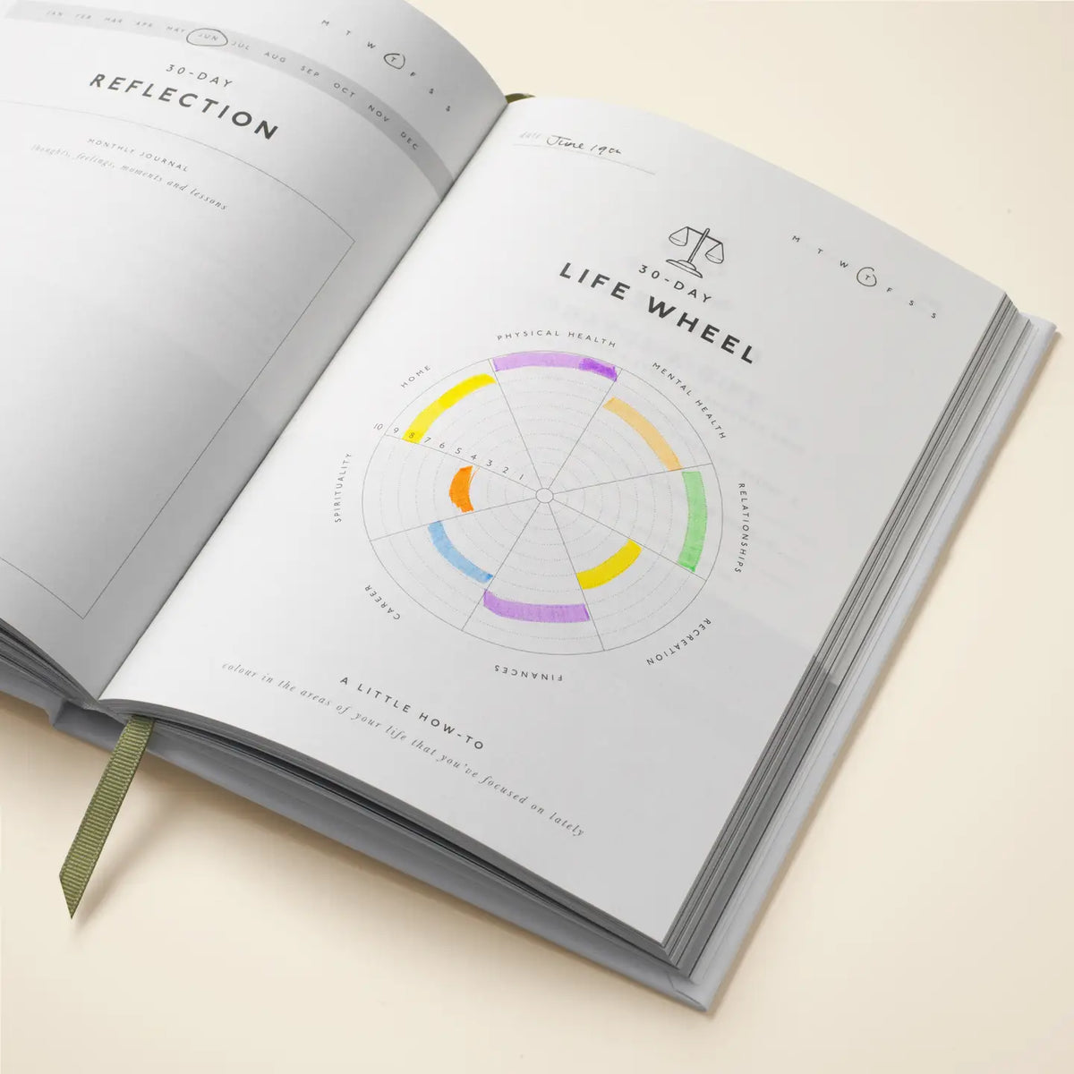 Guided Gratitude Journal, Foiled A5 Hardcover - Rising Sun