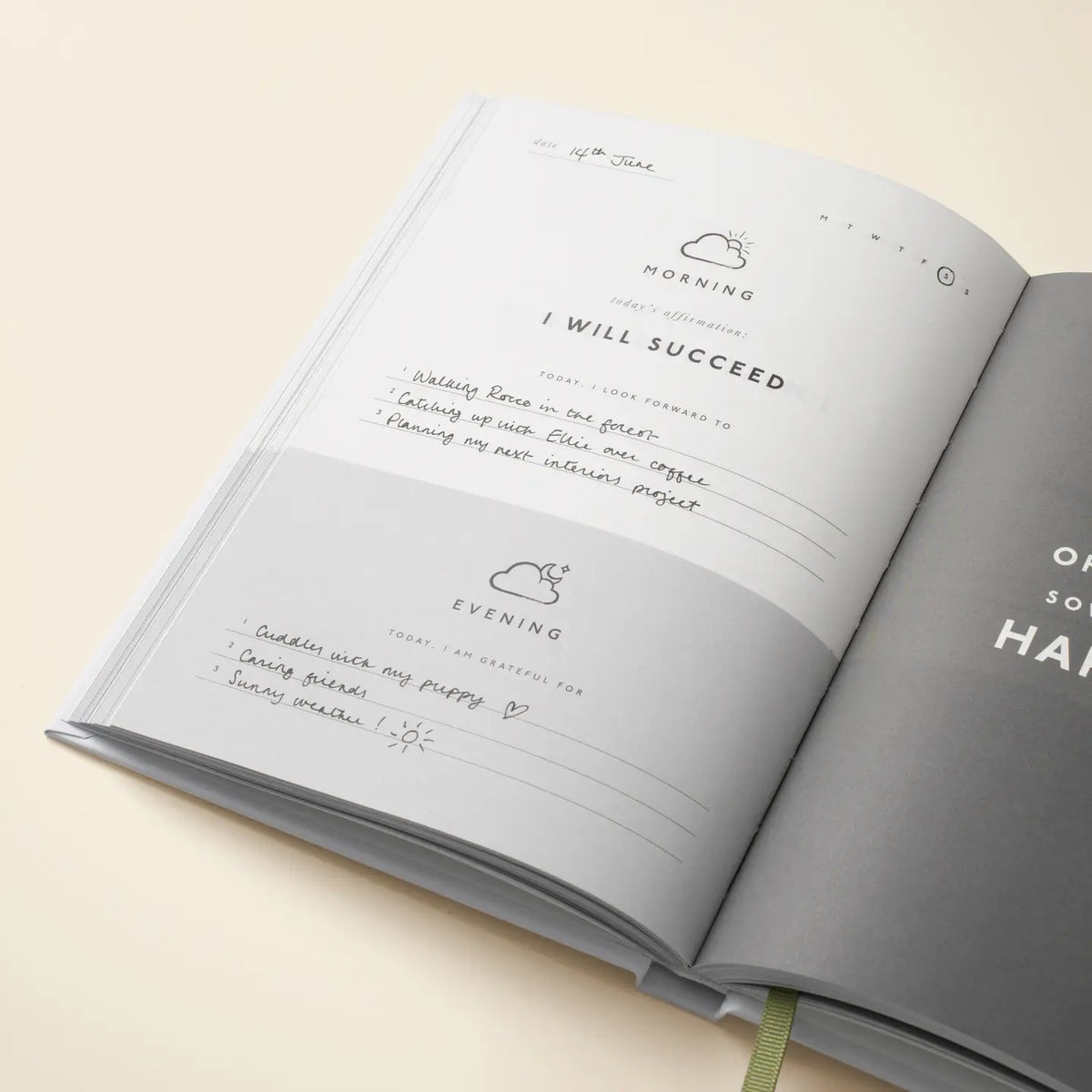 Guided Gratitude Journal, Foiled A5 Hardcover - Rising Sun