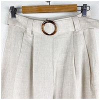 Dahlia Linen Pant in Natural Size 6