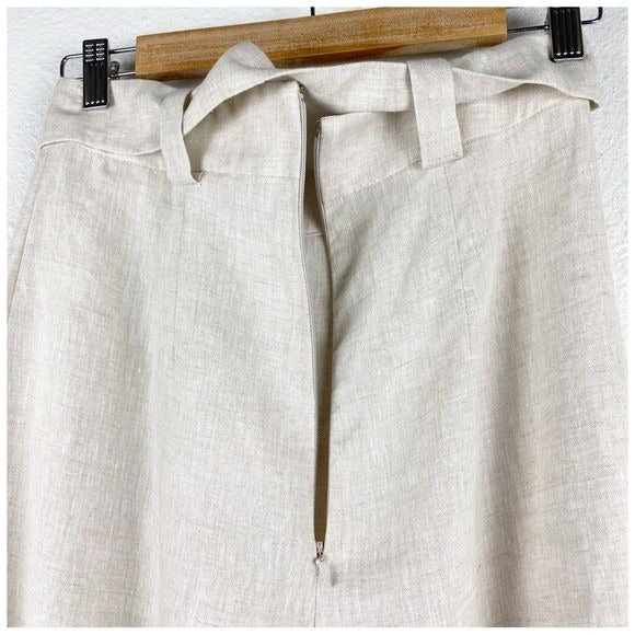 Dahlia Linen Pant in Natural Size 6