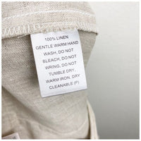 Dahlia Linen Pant in Natural Size 6