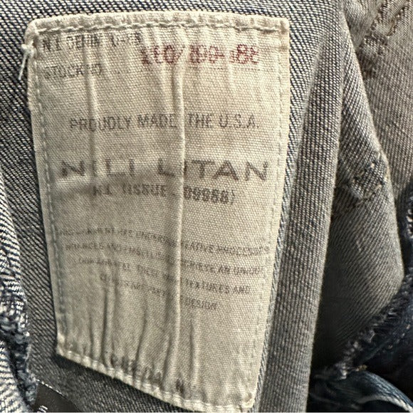 Shon Jean Mid-Rise Stretch Barrel Denim in Classic Wash