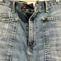 Shon Jean Mid-Rise Stretch Barrel Denim in Classic Wash