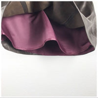 Brown Leather Mini Skirt Size 32