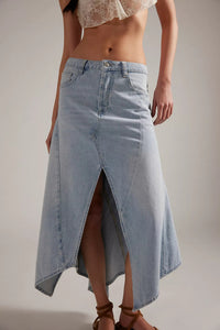 Aquarius Maxi Skirt in Frostwire