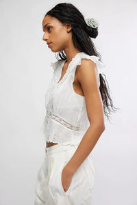 Day Dreamer Top in Ivory
