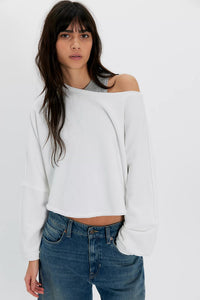 To The East Pullover in Ivory