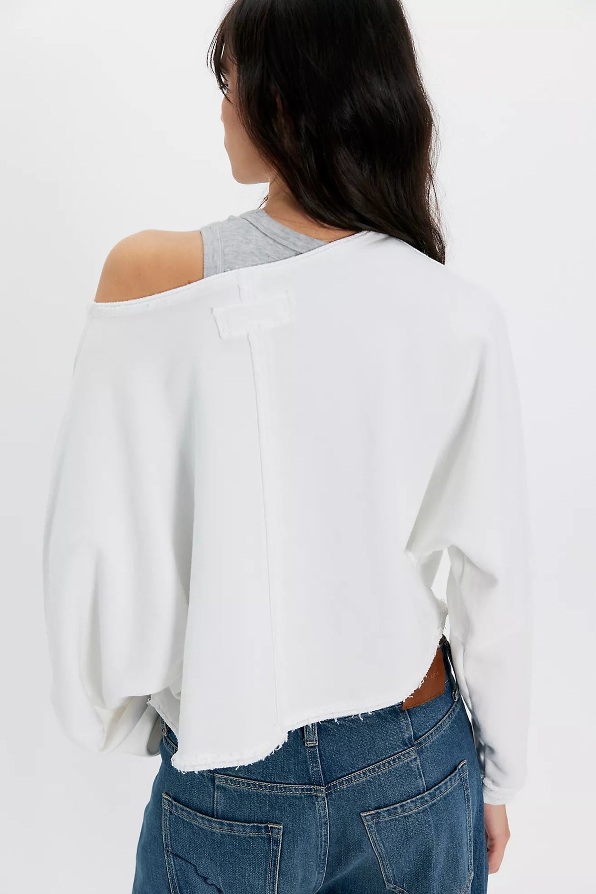 To The East Pullover in Ivory