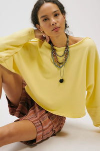 To The East Pullover in Double Butter