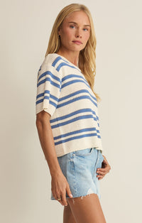 Prado Stripe Sweater Tee