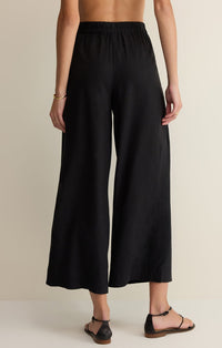 Scout Linen Pant in Black