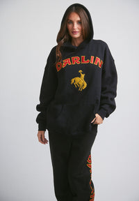 Rider Oversized Hoodie in Black
