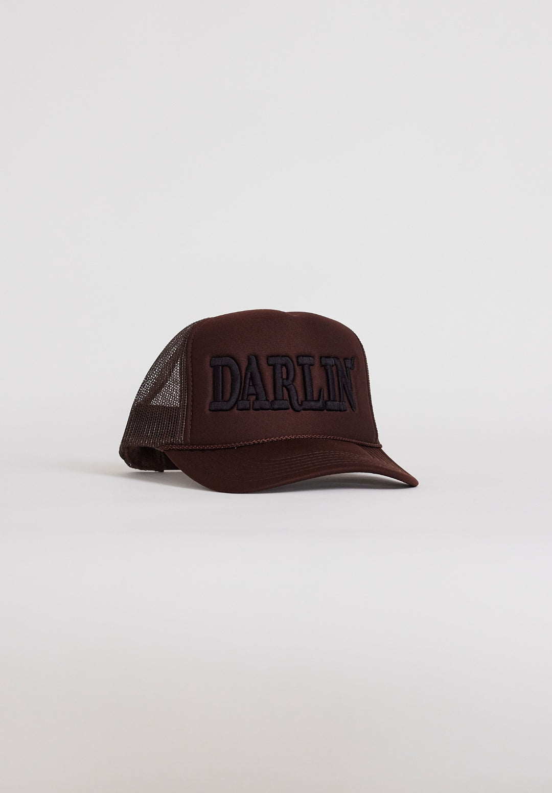 DARLIN' Brown Trucker Hat