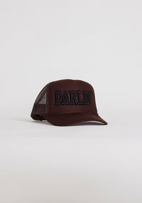 DARLIN' Brown Trucker Hat