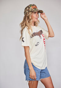 DARLIN' Snapback in Heritage Camo Orange