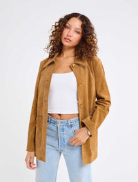 Yellowstone Jacket in Saddle Suede