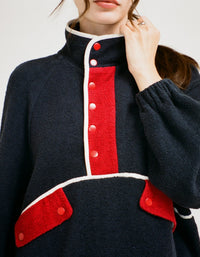 Flashback Pullover in Navy