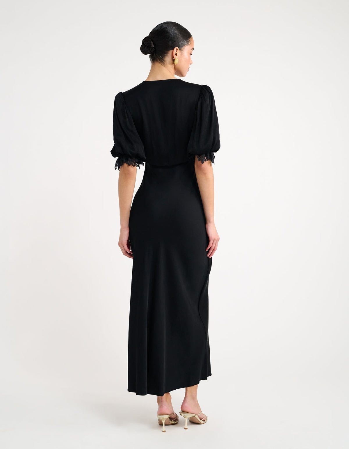 Honey Duster Maxi Dress in Black