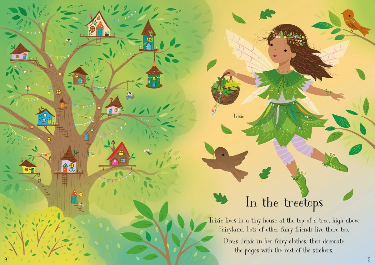 Little Sticker Dolly Dressing Treetop Fairies