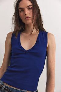 Neria Tank in Deep Iris