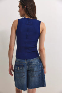 Neria Tank in Deep Iris