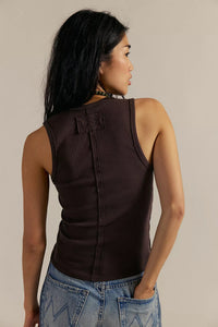 Neria Tank in Double Espresso