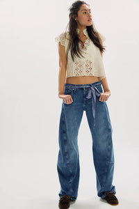 Fable Twisted Seam Jean in Heartsong