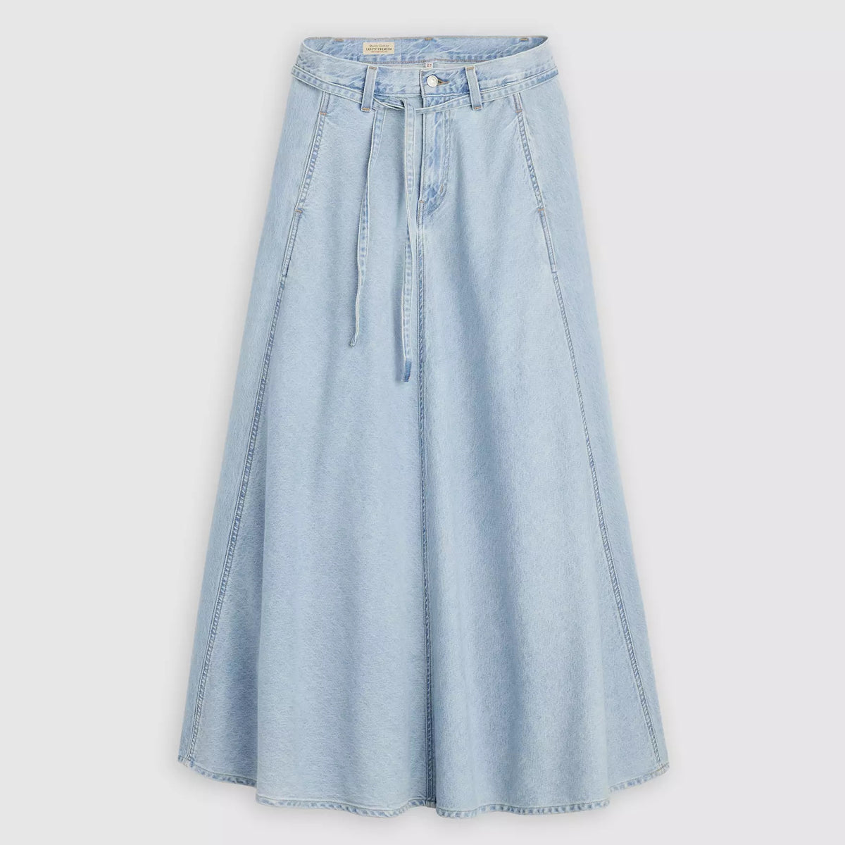 XL Skirt in Light Wash