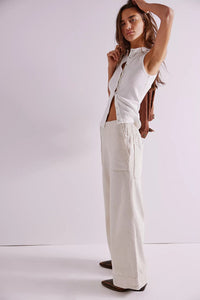 Breezy Denim Pull On Jeans in Bright Lights