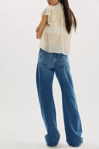 Fable Twisted Seam Jean in Heartsong