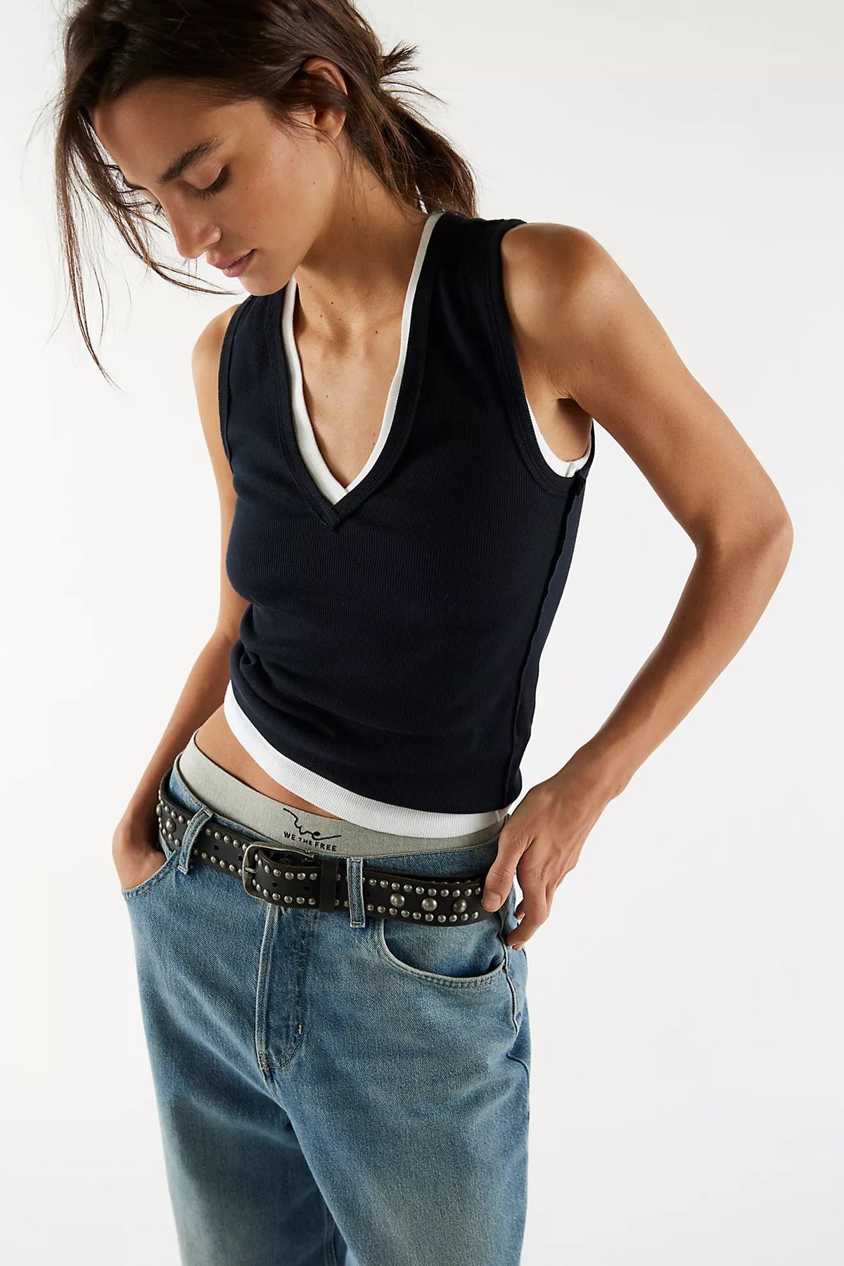Neria Tank in Black