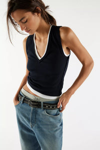 Neria Tank in Black