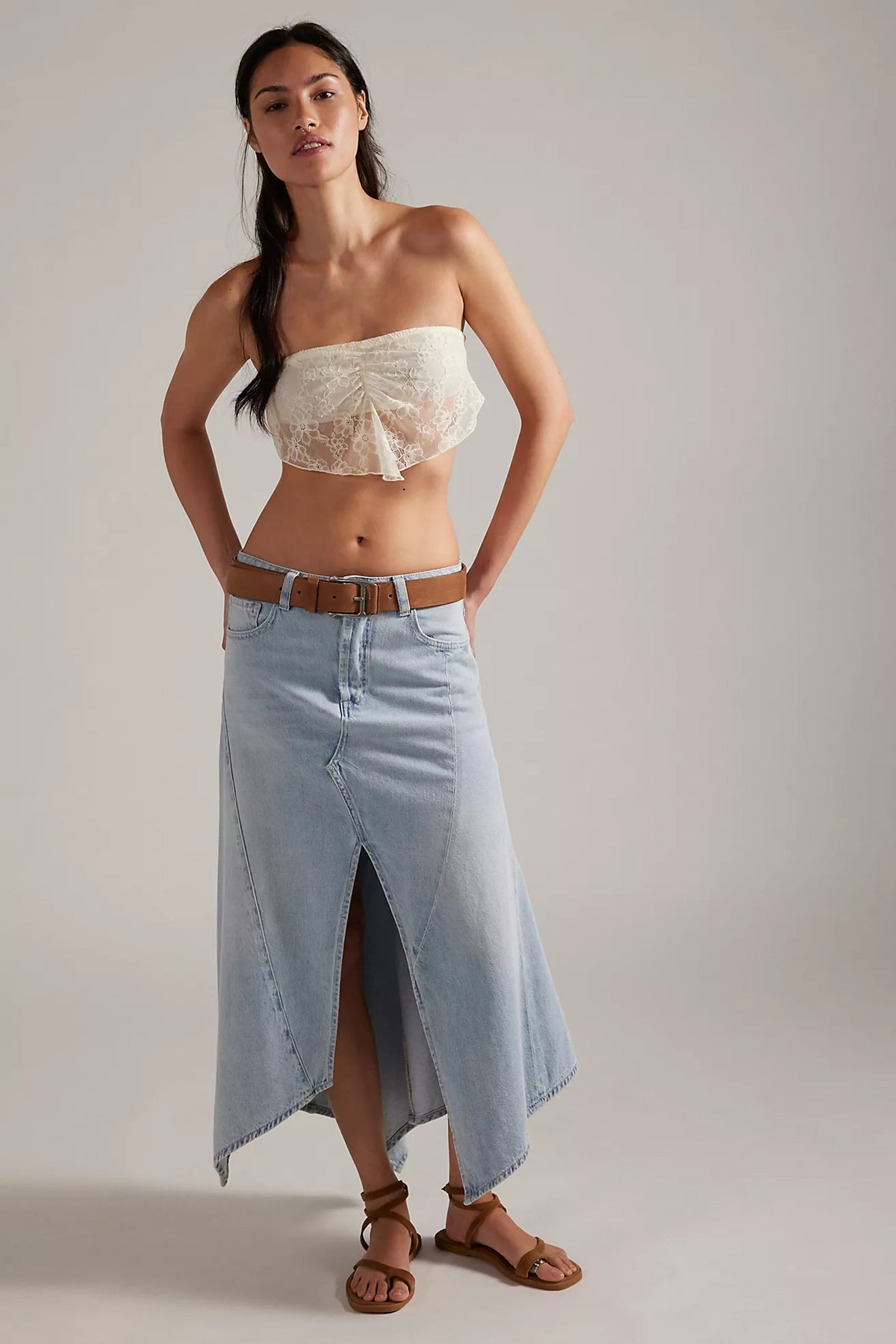 Aquarius Maxi Skirt in Frostwire