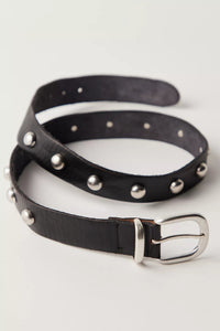 Rhodes Stud Belt in Black