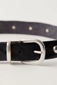 Rhodes Stud Belt in Black